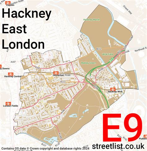 Map of E9 6LP postcode