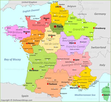 Map of France