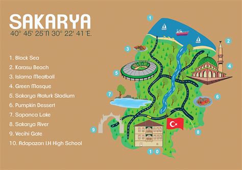 Map of Free hotspots in Sakarya Turkey WiFi Map.