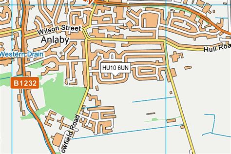 Map of HU10 6AN postcode