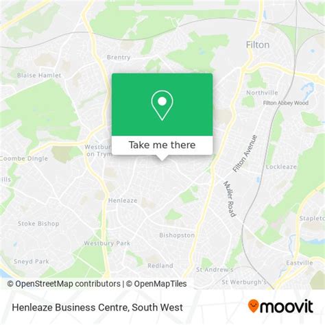 Map of Henleaze Bristol (United Kingdom) - mapskm