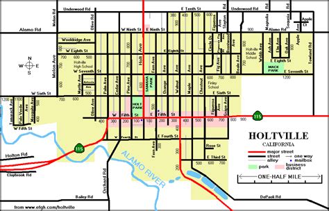 Map of Holtville, California