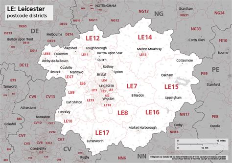 Map of LE4 2JT postcode - doogal.co.uk