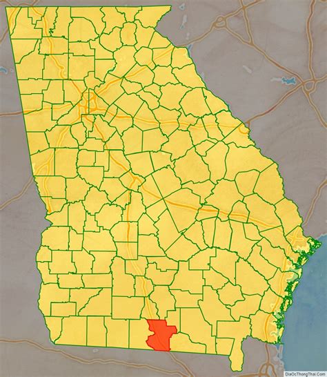 Map of Lowndes County, Địa Ốc Thông Thái