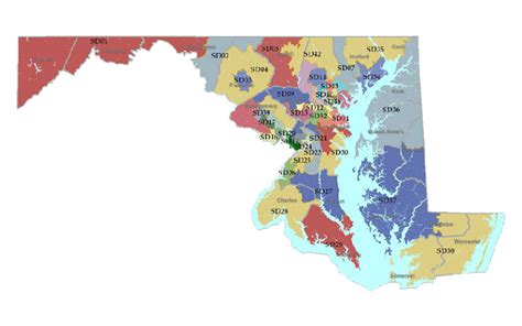 Map of Maryland Congressional Districts - 118th Session (2024 …