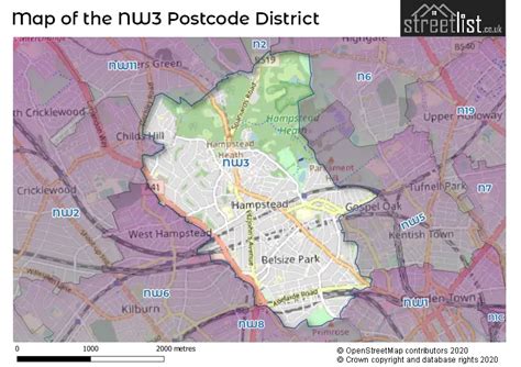 Map of NW3 4NS postcode