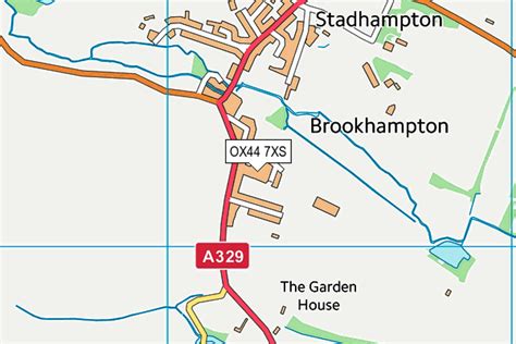 Map of OX44 7XS postcode - doogal.co.uk