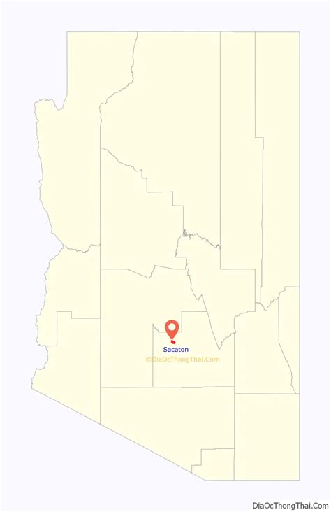 Map of Sacaton CDP
