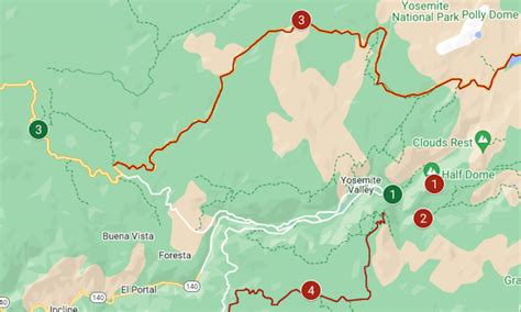 Map of Yosemite reopenings: Yes for Highway 120 to the valley, no for Half Dome and Tioga Road