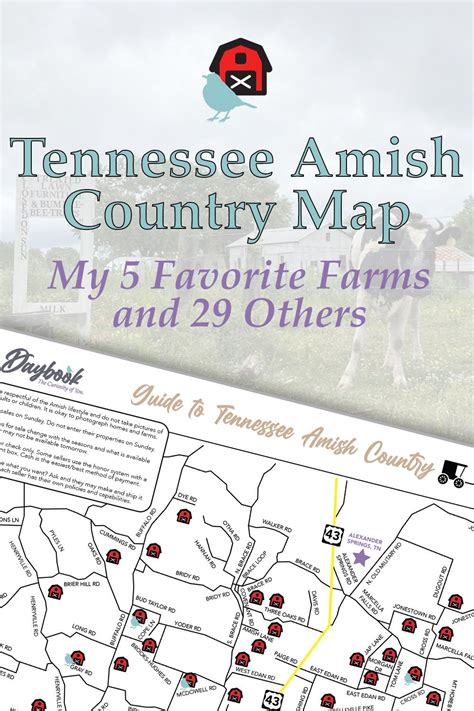 We have a Tennessee Amish Map webpage where we show the state of Tennessee with Amish communities and the hotel areas on one page! There are 4 sections we use to explain each Amish Trail and how they flow into one another. You can add points of interest along the way to complete your perfect itinerary! Click the button below and make plans to .... 