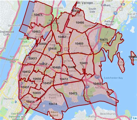 Map of bronx zip codes. Interactive Map and Demographics of the Longwood Neighborhood in Bronx, New York - August 2023 