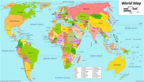 Map of countries of the world. The World Factbook Explore All Countries. 261 Countries. Clear Filters 