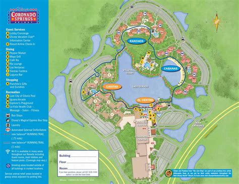Map of disney's coronado springs. Re: Airport to Disney's Coronado Resort. 6 years ago. Save. If you take a cab or car service,about 30 minutes. If you use the MDE-which is not free, its an amenity included in your room rate-at least an hour. The bus makes multiple stops and it depends where your resort falls on that list. Report inappropriate content. 