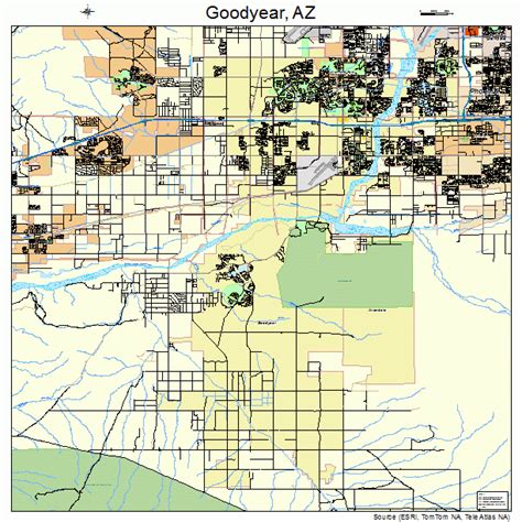 Map of goodyear az. .  ...