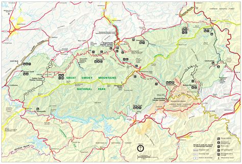 For all those who want to adventure in the Great Smoky Mountains, or who have traveled to the Great Smoky Mountains National Park, this map Bana is for you!. 