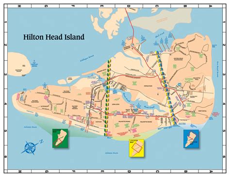 Map of hilton head island sc. The cheapest way to get from Hilton Head Island to Williamsburg costs only $114, and the quickest way takes just 5¾ hours. ... Launch map view. Distance: 468 miDuration: 5h 49m. What companies run services between Hilton Head Island, SC, … 