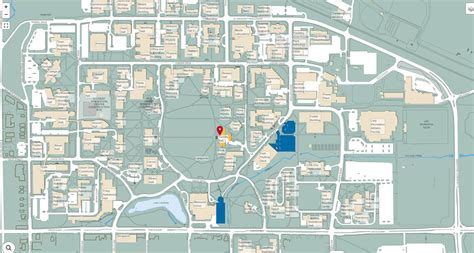 Map of iowa state university. The map uses GIS mapping software to navigate through the Iowa State campus and explore highlights from the expansive public art collection. The map has the capability to show information and images of individual works of art as well as museum facilities and suggested parking options for in-person visits to campus. 