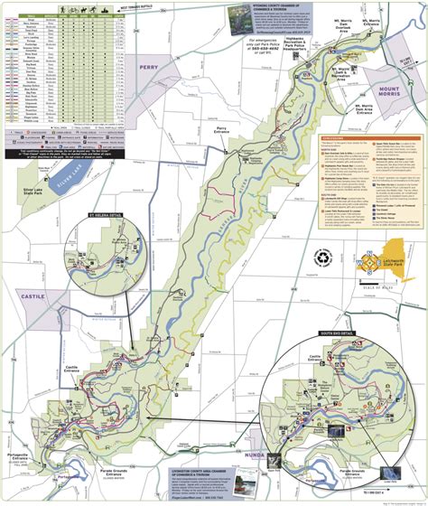 Map of letchworth state park. Letchworth State Park Updates. On April 8, 2024, a total solar eclipse will put much of New York State in twilight-like totality, including Letchworth State Park starting at about 3:20pm. While this locally rare natural phenomenon will occur across the state and country, many people are already planning to view the eclipse at Letchworth due to its well-known natural beauty. 