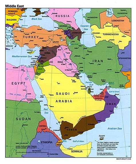  This Middle East map is a labor of love, intricately illustrating each detail precisely. From the bustling souks of Marrakech, Morocco, to the historic ruins of Persepolis, Iran; from the soaring skyscrapers of Dubai, UAE, to the ancient walls of Jerusalem, Israel. The Middle East, a blend of traditions, religions, and innovations, beckons for ... .
