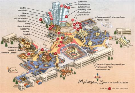 Map of mohegan sun. 1 Mohegan Sun Boulevard. Uncasville, CT 06382. General Information: 1.888.226.7711. Hotel Reservations: 1.888.777.7922 . For assistance in better understanding the content of this page or any other page within this website, please call the following telephone number 1.888.226.7711. View Property Map 