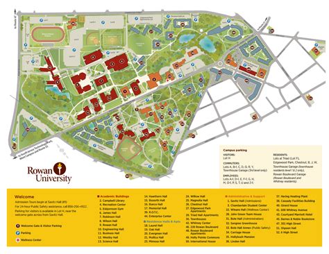 Map of rowan university campus. The Rowan community is a vibrant one, with students pursuing fulfillment through participation in wide-ranging opportunities. We encourage healthy life choices, multicultural competency, personal and professional growth, campus and community involvement, civic responsibility and leadership development. Our student-centered approach promotes the ... 