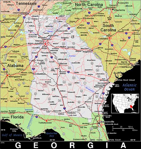 Map of south carolina and georgia. 2. Large Detailed Tourist Road Map of South Carolina with Cities and Towns: 3. Road Map of North and South Carolina: 4. South Carolina Highway Map: So, above were some best and useful free … 