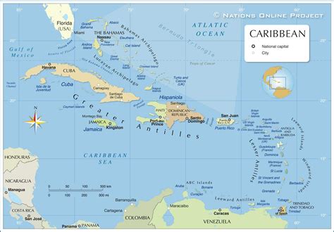 Map of the Caribbean Islands Download Scientific Diagram