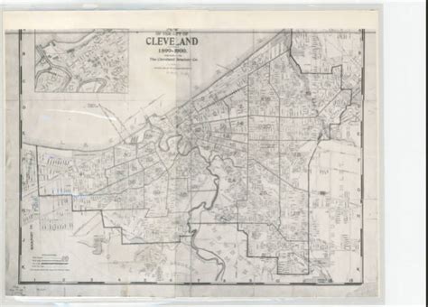 Map of the City of Cleveland for 1899-1900 - OCLC