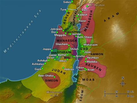 Map of the bible. Tishbe (Hazor) . 1 Kings 17:1 Elijah the Tishbite, who was of the foreigners of Gilead, said to Ahab, "As Yahweh, the God of Israel, lives, before whom I stand, there shall not be dew nor rain these years, but according to my word." (1) The royal city of Jabin ( Joshua 11:1 ), which, before the Israelite conquest, seems to have been the seat of ... 