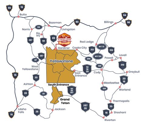 Map of yellowstone lodging. Distance from. 25 mi. Grand Canyon of the Yellowstone. Old Faithful. Grizzly and Wolf Discovery Center. Jackson Hole Eco Tour Adventures. Show all. 
