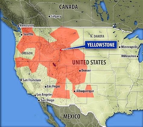 Over the past 2.1 million years Yellowstone volcano has ha