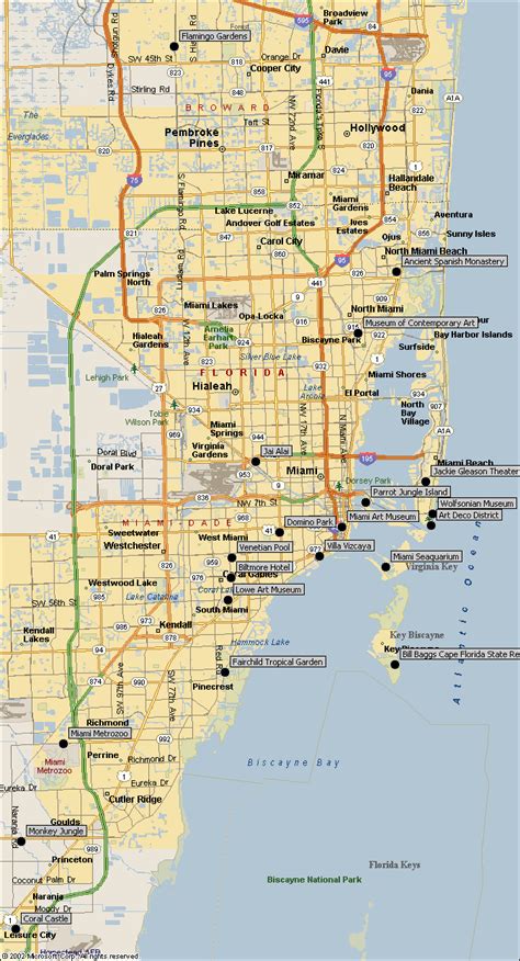 Map to miami florida. Coral Gables, Miami Beach and the Port of Miami are key attractions easily accessible from this modern hotel. The property is about 25-30 minutes away from the cruise terminal. Best Western Plus Miami Airport North Hotel offers shuttle services provided by a third party company to the port of Miami one way around $12 to $16*. You can arrange ... 