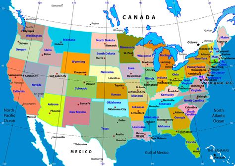 United States Map - North America. North America. United States. The United States of America spans a continent and numerous islands: its diverse geography comprises vast …. 