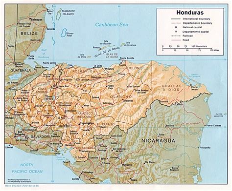 Full Download Map Of Honduras Journal 150 Page Lined Notebookdiary By Not A Book