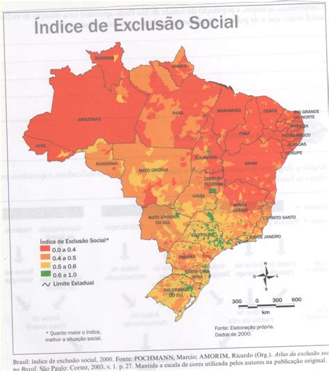 Mapa da exclusão social no brasil. - Manual general de minera a y metalurgia portal minero.