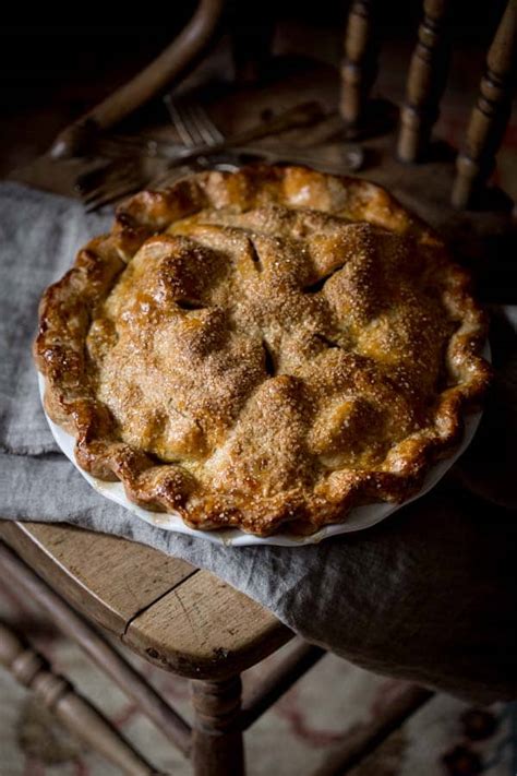 Maple Apple Pie {Double Crust & Deep Dish}