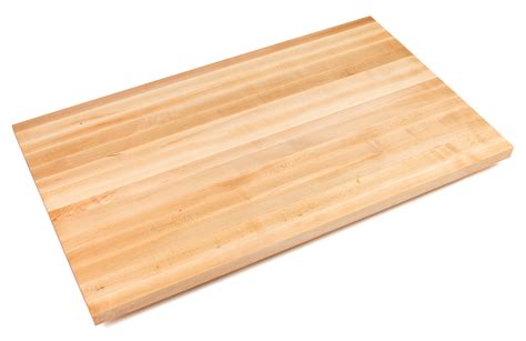 Maple Butcher Block Upper Shelf, 12" Depth x 48" Length