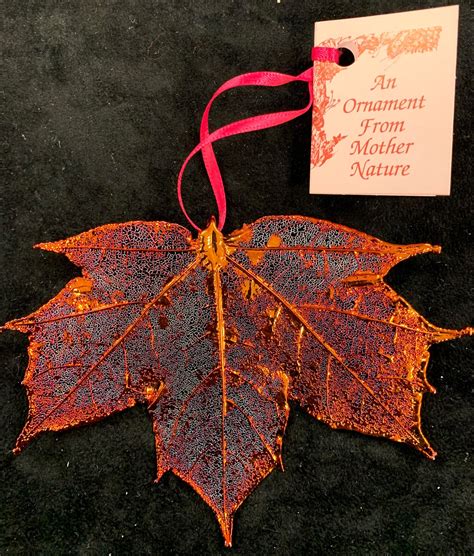 Maple Leaf Ornament - Etsy