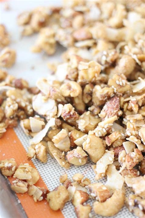 Maple Nut Clusters FaveHealthyRecipes.com