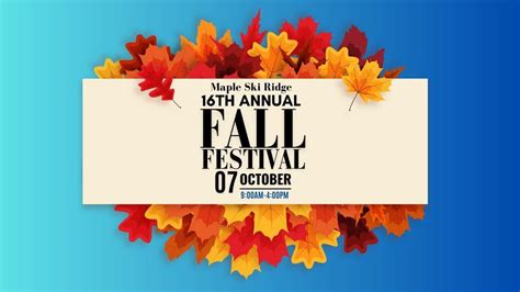 Maple Ski Ridge announces 16th Annual Fall Fest