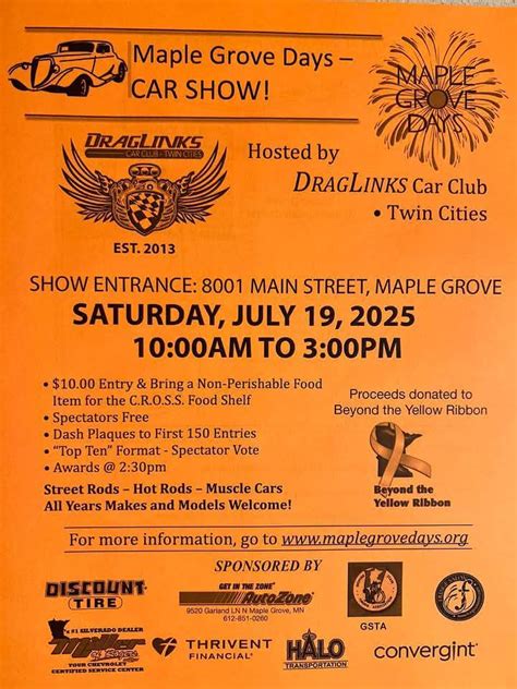 Maple grove days car show