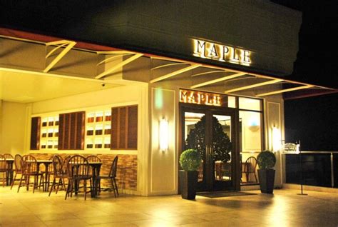 Maple restaurant. 