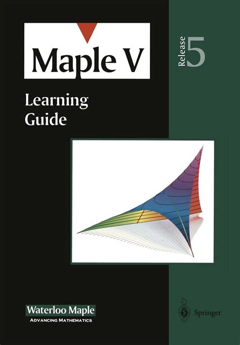 Maple v learning guide by waterloo maple incorporated 1997 12 12. - Cub cadet 597 kohler engine manual.