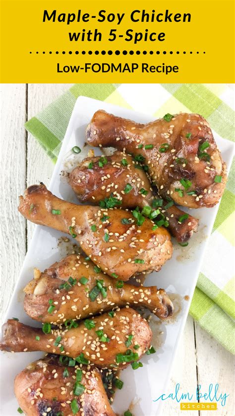 Maple-Soy Chicken Drumsticks with 5-Spice (Low-FODMAP, dairy …