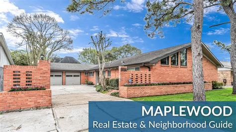 Maplewood, Houston Real Estate & Homes Real Estate & Homes …