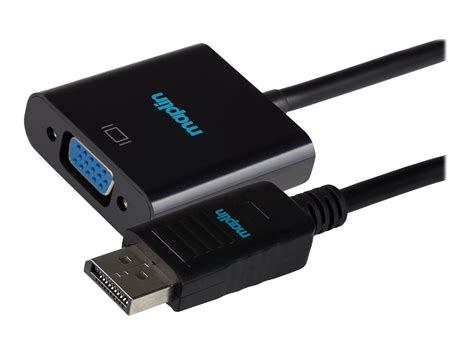 Maplin DisplayPort to VGA Adapter - Black, 0.23m - MAPDPVGA.23