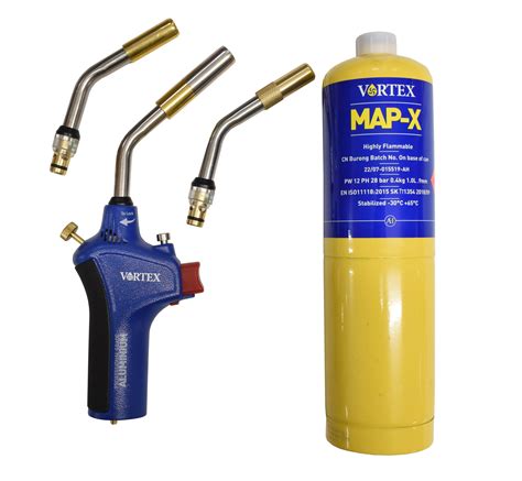 Mapp gas brazing torch.  The following selections emphasize reliability, ...