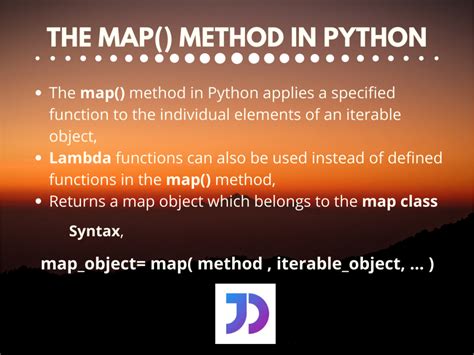 Mapped in python. Aug 3, 2022 · Python map () function is used to apply a function on all the elements of specified iterable and return map object. Python map object is an iterator, so we can iterate over its elements. We can also convert map object to sequence objects such as list, tuple etc. using their factory functions. 