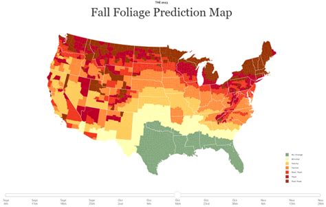 Maps: Where fall colors are peaking, and where they will soon