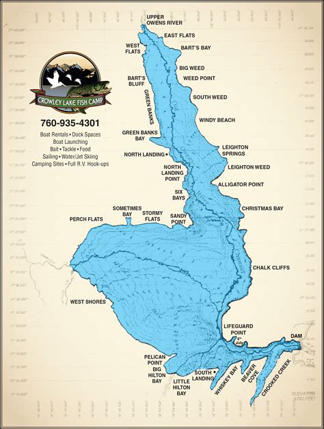 Maps - Crowley Lake Fish Camp